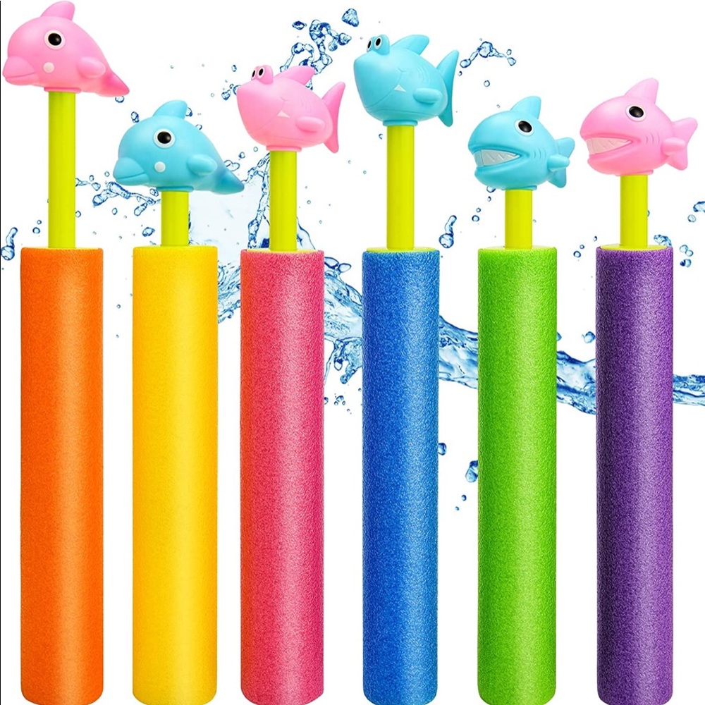 Water Guns Bulk-6 PCS Toddler Pool Toys